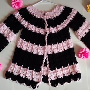 Handmade Crochet Sweater for Kids Ages 4-5